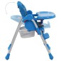 vidaXL Trona de bebé azul y gris vidaXL Trona de bebé azul y gris