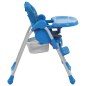 vidaXL Trona de bebé azul y gris vidaXL Trona de bebé azul y gris
