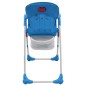 vidaXL Trona de bebé azul y gris vidaXL Trona de bebé azul y gris