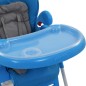 vidaXL Trona de bebé azul y gris vidaXL Trona de bebé azul y gris