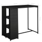 vidaXL Set comedor de jardín 5 piezas y cojines ratán sintético negro vidaXL Set comedor de jardín 5 piezas y cojines ratán sintético negro