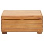 vidaXL Reposapiés seccional con cojín madera maciza de acacia vidaXL Reposapiés seccional con cojín madera maciza de acacia