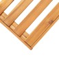 vidaXL Reposapiés seccional con cojín madera maciza de acacia vidaXL Reposapiés seccional con cojín madera maciza de acacia