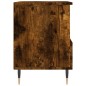 vidaXL Mesita de noche madera de ingeniería roble ahumado 40x35x50 cm vidaXL Mesita de noche madera de ingeniería roble ahumado 40x35x50 cm