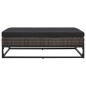 vidaXL Set de sofás de jardín con cojines 5 pzas ratán sintético gris vidaXL Set de sofás de jardín con cojines 5 pzas ratán sintético gris