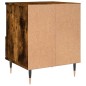 vidaXL Mesita de noche madera de ingeniería roble ahumado 40x35x50 cm vidaXL Mesita de noche madera de ingeniería roble ahumado 40x35x50 cm
