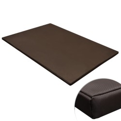 vidaXL Estera para perros rectangular marrón XL 