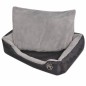 vidaXL Cama para perro con cojín acolchado XL negra vidaXL Cama para perro con cojín acolchado XL negra