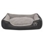vidaXL Cama para perro con cojín acolchado XL negra vidaXL Cama para perro con cojín acolchado XL negra