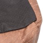 vidaXL Cama para perro con cojín PU cuero artificial talla XXL beige vidaXL Cama para perro con cojín PU cuero artificial talla XXL beige