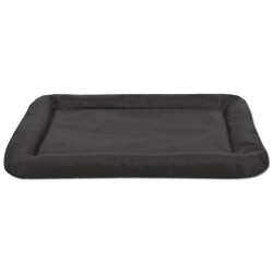 vidaXL Colchón para perro tamaño XXL negro