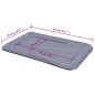 vidaXL Colchón para perro tamaño M gris vidaXL Colchón para perro tamaño M gris