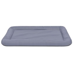 vidaXL Colchón para perro tamaño XXL gris
