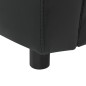 vidaXL Sofá para perros cuero sintético negro 67x41x39 cm vidaXL Sofá para perros cuero sintético negro 67x41x39 cm