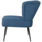 vidaXL Sillón de cóctel tela azul vidaXL Sillón de cóctel tela azul