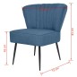 vidaXL Sillón de cóctel tela azul vidaXL Sillón de cóctel tela azul