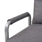 vidaXL Silla giratoria y sofá cama tela gris oscuro vidaXL Silla giratoria y sofá cama tela gris oscuro