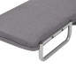vidaXL Silla giratoria y sofá cama tela gris oscuro vidaXL Silla giratoria y sofá cama tela gris oscuro
