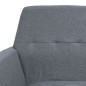 vidaXL Sillón de acero y tela gris claro vidaXL Sillón de acero y tela gris claro