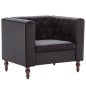 vidaXL Sillón de terciopelo negro vidaXL Sillón de terciopelo negro