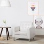 vidaXL Sillón de cuero sintético blanco vidaXL Sillón de cuero sintético blanco
