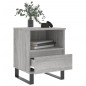vidaXL Mesita de noche 2 uds madera ingeniería gris Sonoma 40x35x50 cm vidaXL Mesita de noche 2 uds madera ingeniería gris Sonoma 40x35x50 cm