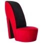 vidaXL Sillón con forma de zapato de tacón terciopelo rojo vidaXL Sillón con forma de zapato de tacón terciopelo rojo