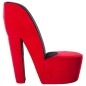 vidaXL Sillón con forma de zapato de tacón terciopelo rojo vidaXL Sillón con forma de zapato de tacón terciopelo rojo
