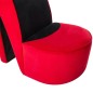 vidaXL Sillón con forma de zapato de tacón terciopelo rojo vidaXL Sillón con forma de zapato de tacón terciopelo rojo