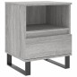vidaXL Mesita de noche 2 uds madera ingeniería gris Sonoma 40x35x50 cm vidaXL Mesita de noche 2 uds madera ingeniería gris Sonoma 40x35x50 cm
