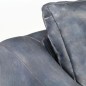 vidaXL Sillón con diseño de cubo cuero auténtico gris vidaXL Sillón con diseño de cubo cuero auténtico gris