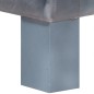 vidaXL Sillón con diseño de cubo cuero auténtico gris vidaXL Sillón con diseño de cubo cuero auténtico gris