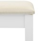 vidaXL Tocador y taburete madera paulownia y MDF blanco 65x36x128 cm vidaXL Tocador y taburete madera paulownia y MDF blanco 65x36x128 cm