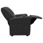 vidaXL Sillón reclinable para niños cuero sintético negro vidaXL Sillón reclinable para niños cuero sintético negro
