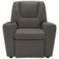 vidaXL Sillón reclinable para niños cuero sintético gris antracita vidaXL Sillón reclinable para niños cuero sintético gris antracita