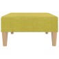 vidaXL Reposapiés de tela verde 78x56x32 cm vidaXL Reposapiés de tela verde 78x56x32 cm