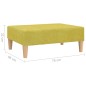 vidaXL Reposapiés de tela verde 78x56x32 cm vidaXL Reposapiés de tela verde 78x56x32 cm