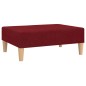 vidaXL Reposapiés de tela rojo vino tinto 78x56x32 cm vidaXL Reposapiés de tela rojo vino tinto 78x56x32 cm