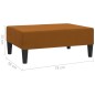vidaXL Reposapiés de terciopelo marrón 78x56x32 cm vidaXL Reposapiés de terciopelo marrón 78x56x32 cm