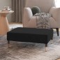 vidaXL Reposapiés de terciopelo negro 78x56x32 cm vidaXL Reposapiés de terciopelo negro 78x56x32 cm
