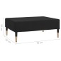vidaXL Reposapiés de terciopelo negro 78x56x32 cm vidaXL Reposapiés de terciopelo negro 78x56x32 cm