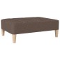 vidaXL Reposapiés de tela gris taupe 78x56x32 cm vidaXL Reposapiés de tela gris taupe 78x56x32 cm