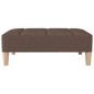 vidaXL Reposapiés de tela gris taupe 78x56x32 cm vidaXL Reposapiés de tela gris taupe 78x56x32 cm