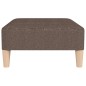 vidaXL Reposapiés de tela gris taupe 78x56x32 cm vidaXL Reposapiés de tela gris taupe 78x56x32 cm