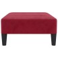 vidaXL Reposapiés de terciopelo rojo vino tinto 78x56x32 cm vidaXL Reposapiés de terciopelo rojo vino tinto 78x56x32 cm
