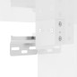 vidaXL Armarios de pared 2 uds madera de ingeniería blanco brillante vidaXL Armarios de pared 2 uds madera de ingeniería blanco brillante