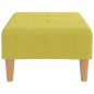 vidaXL Reposapiés de tela verde 78x56x32 cm vidaXL Reposapiés de tela verde 78x56x32 cm
