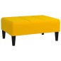 vidaXL Reposapiés de terciopelo amarillo 78x56x32 cm vidaXL Reposapiés de terciopelo amarillo 78x56x32 cm