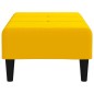 vidaXL Reposapiés de terciopelo amarillo 78x56x32 cm vidaXL Reposapiés de terciopelo amarillo 78x56x32 cm