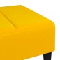 vidaXL Reposapiés de terciopelo amarillo 78x56x32 cm vidaXL Reposapiés de terciopelo amarillo 78x56x32 cm
